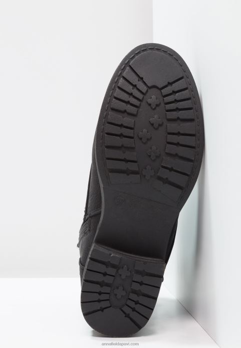 sievietes ziemas zābaki šņorzābaki melni 2LHT2012 Anna Field