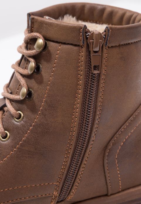 sievietes ziemas zābaki šņorzābaki puszābaki kafija 2LHT2015 Anna Field