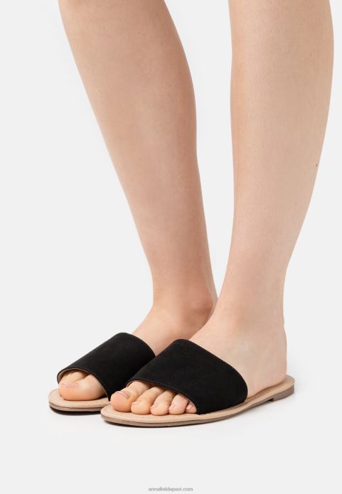 sievietes 2 pakas mūļi melni/konjaks 2LHT1863 Anna Field