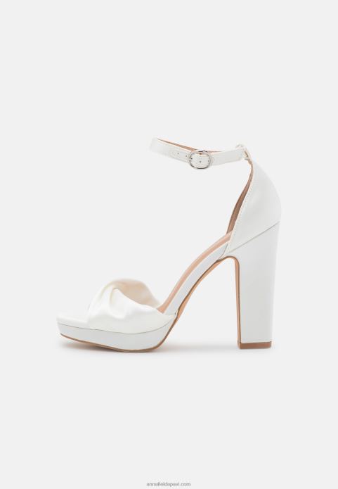 sievietes augstpapēžu sandales baltas 2LHT1554 Anna Field