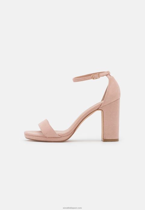 sievietes augstpapēžu sandales gaiši rozā 2LHT1275 Anna Field