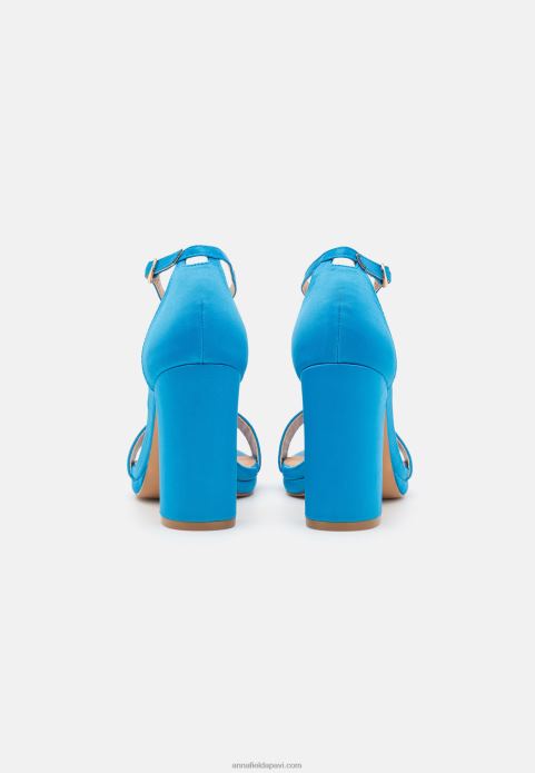 sievietes augstpapēžu sandales zilas 2LHT1437 Anna Field