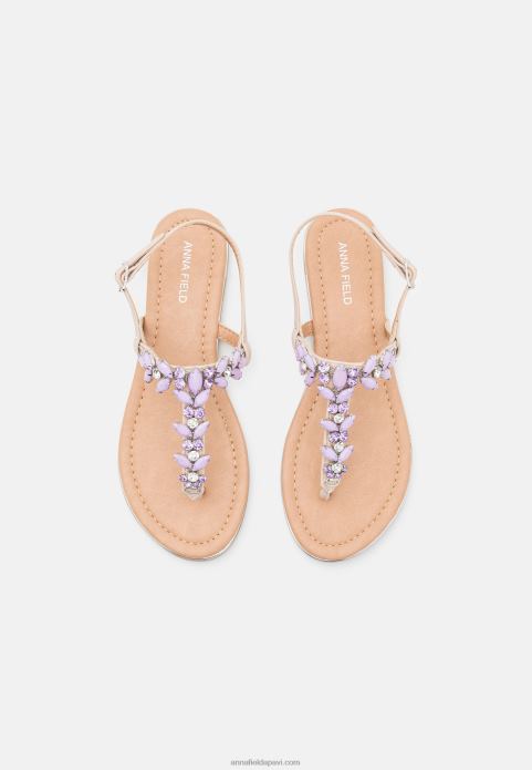 sievietes chio sandales smilškrāsas 2LHT1439 Anna Field