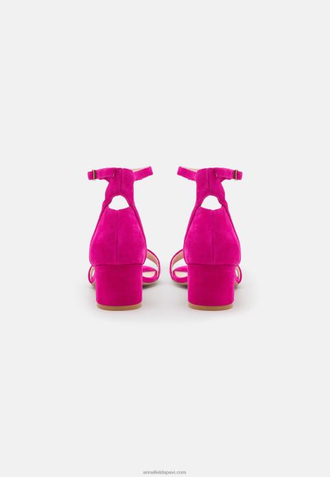 sievietes ādas sandales rozā 2LHT1283 Anna Field