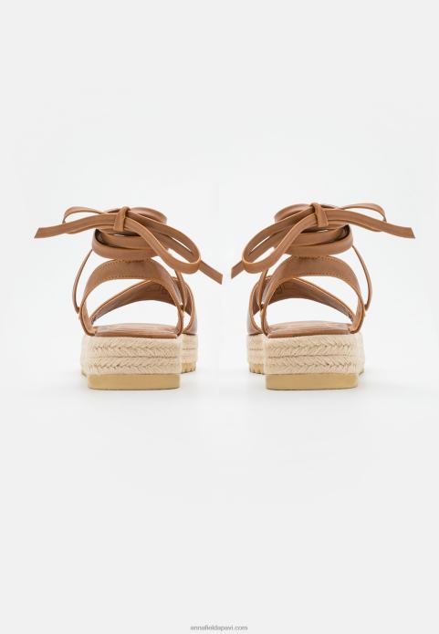 sievietes espadriļu konjaks 2LHT1584 Anna Field