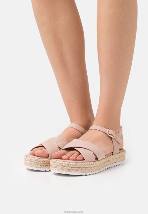 sievietes espadrilas gaiši rozā 2LHT1561 Anna Field