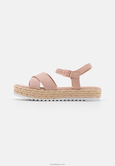 sievietes espadrilas gaiši rozā 2LHT1561 Anna Field