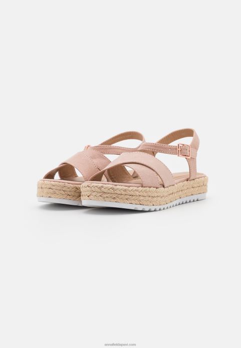 sievietes espadrilas gaiši rozā 2LHT1561 Anna Field