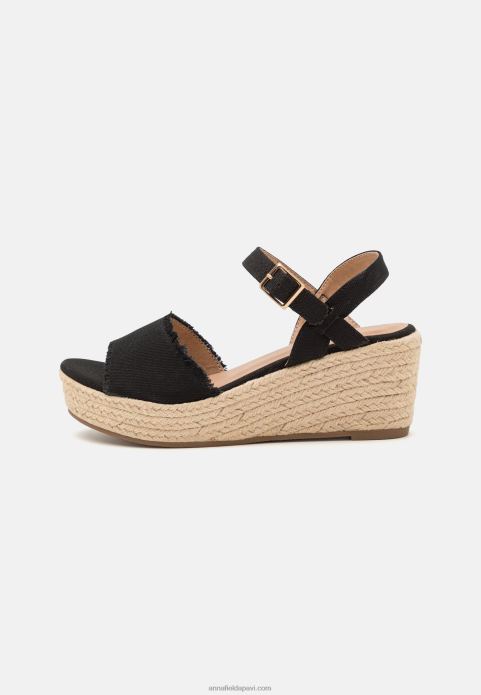sievietes espadrilas melnas 2LHT1472 Anna Field