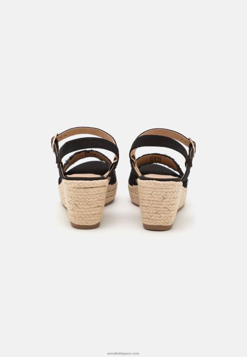 sievietes espadrilas melnas 2LHT1472 Anna Field