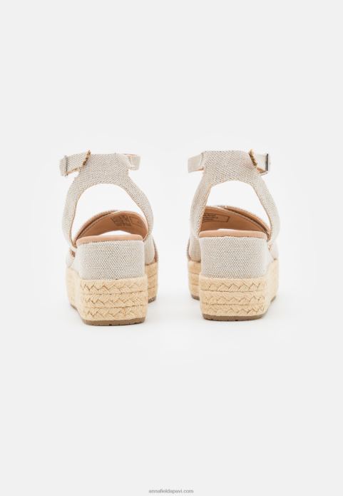 sievietes espadrilles bēšs 2LHT1486 Anna Field
