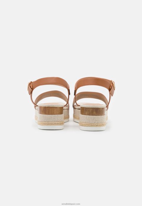 sievietes komforta espadrilas bronzas 2LHT1483 Anna Field