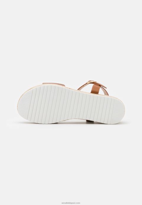 sievietes komforta espadrilas bronzas 2LHT1483 Anna Field