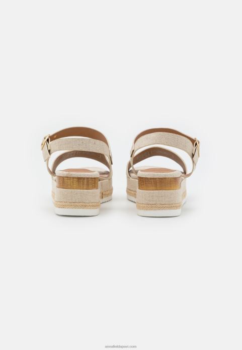sievietes komforta espadrilles bēšs 2LHT1450 Anna Field