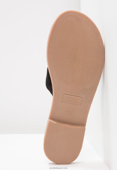 sievietes mūļi melni 2LHT1868 Anna Field