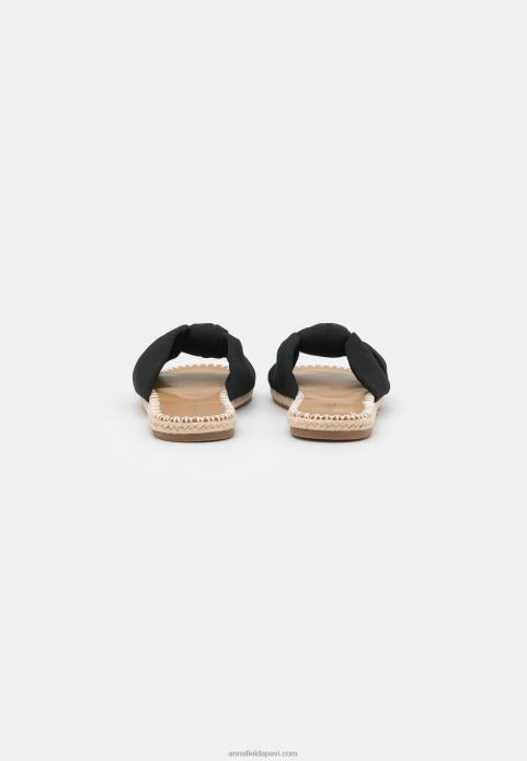 sievietes mūļi melni 2LHT1870 Anna Field