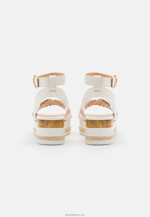 sievietes platformas sandales baltas 2LHT1493 Anna Field