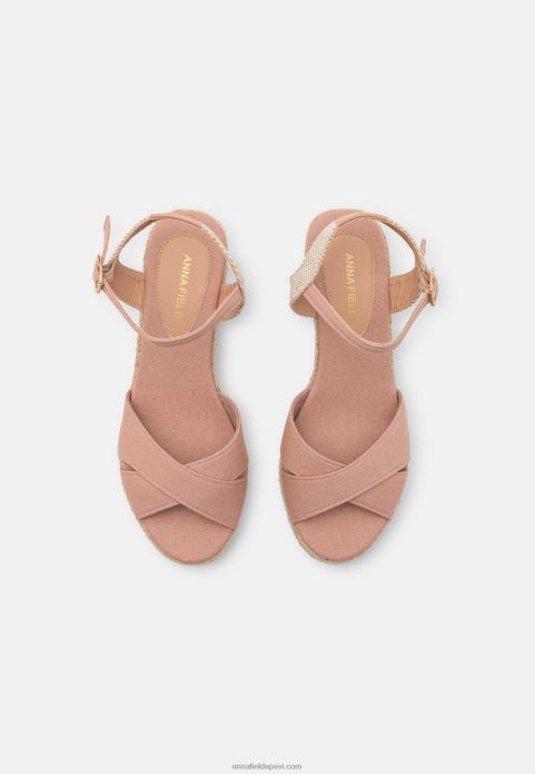 sievietes platformas sandales gaiši rozā 2LHT1465 Anna Field