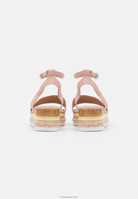 sievietes platformas sandales gaiši rozā 2LHT1477 Anna Field