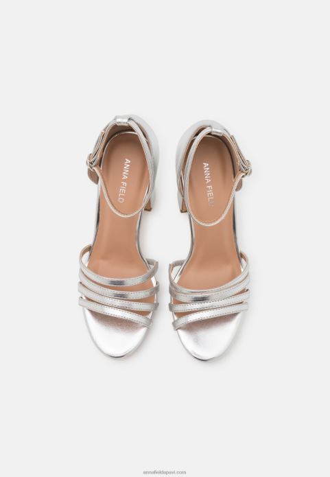 sievietes platformas sandales sudraba 2LHT1580 Anna Field