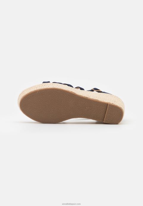 sievietes platformas sandales zilas 2LHT1453 Anna Field