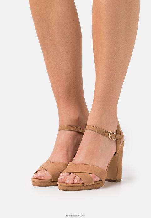 sievietes sandales konjaks 2LHT1286 Anna Field