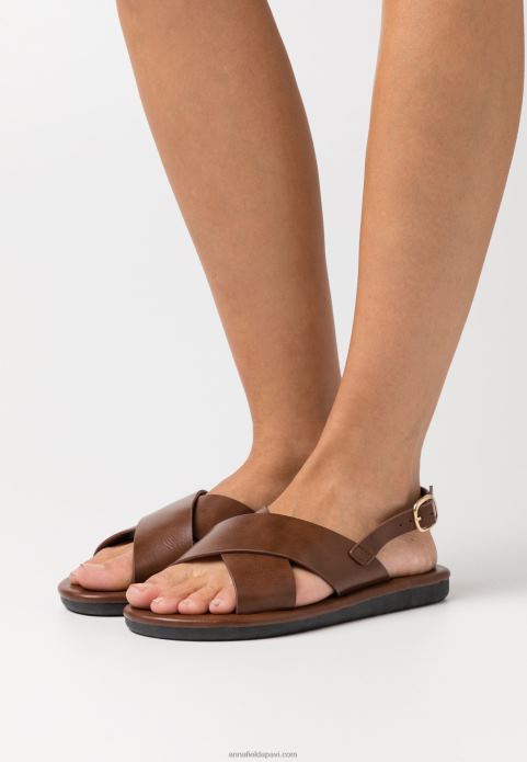 sievietes sandales konjaks 2LHT1403 Anna Field