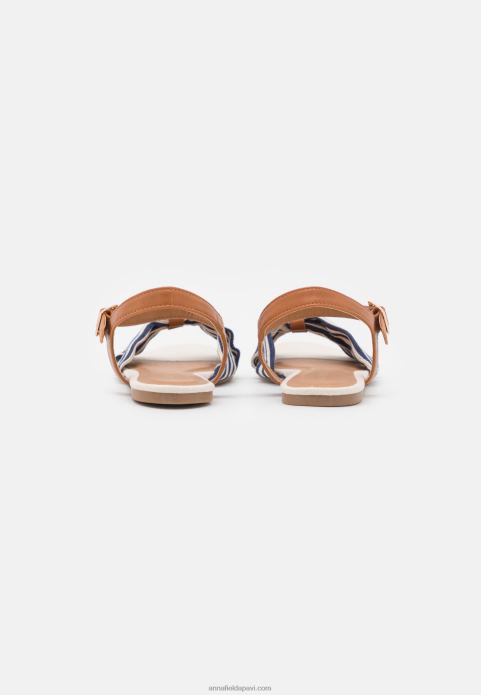 sievietes sandales konjaks/tumši zilas 2LHT1290 Anna Field