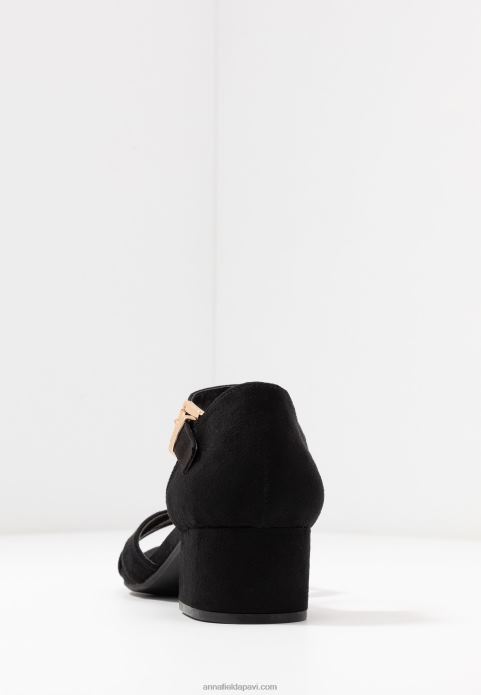 sievietes sandales melnas 2LHT1259 Anna Field