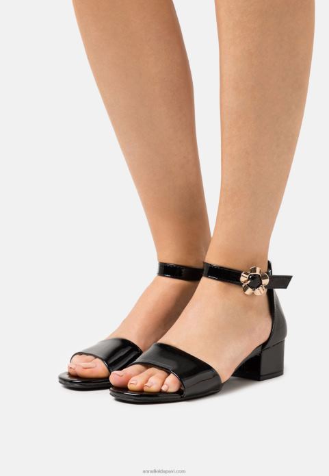 sievietes sandales melnas 2LHT1305 Anna Field