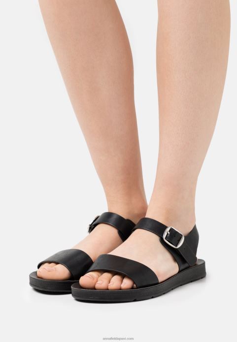 sievietes sandales melnas 2LHT1306 Anna Field