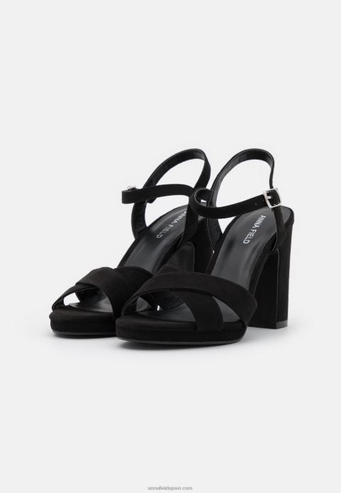 sievietes sandales melnas 2LHT1307 Anna Field