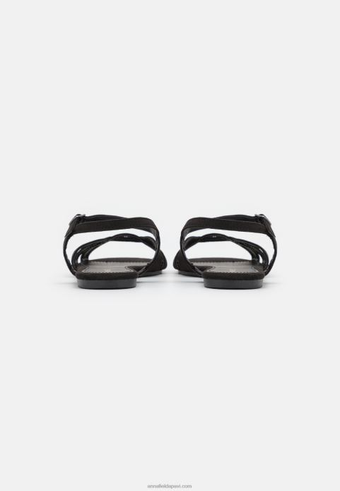 sievietes sandales melnas 2LHT1360 Anna Field