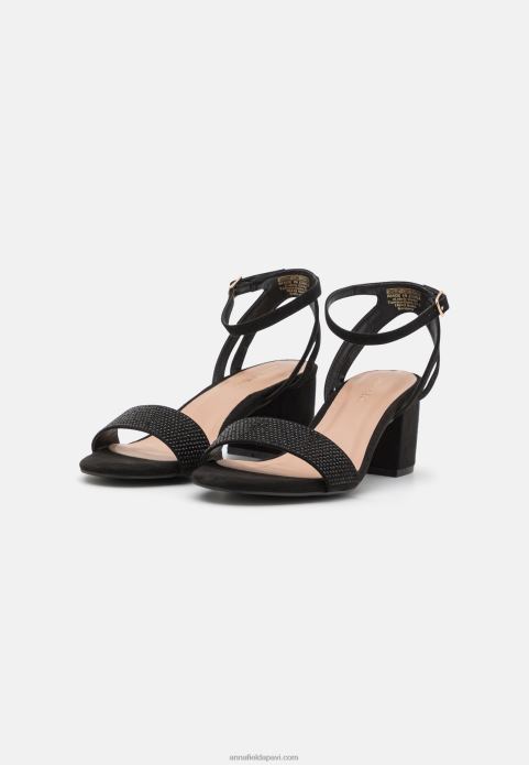 sievietes sandales melnas 2LHT1374 Anna Field
