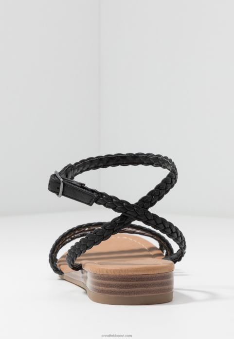 sievietes sandales melnas/sudraba 2LHT1248 Anna Field