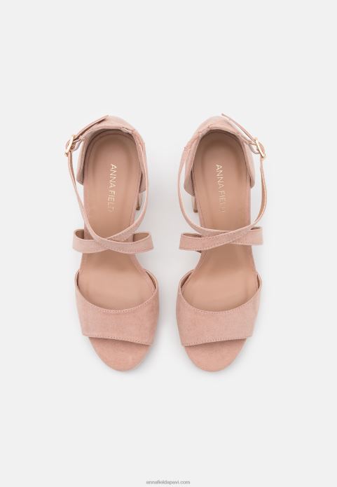 sievietes sandales rozā/zelta 2LHT1256 Anna Field