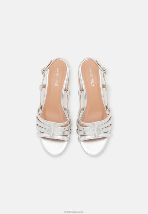 sievietes sandales sudraba 2LHT1304 Anna Field