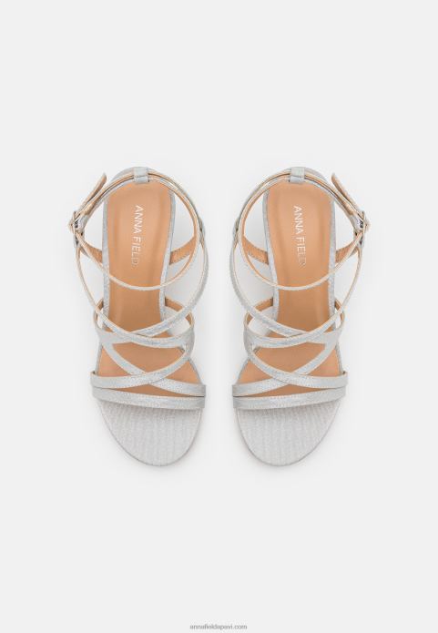 sievietes sandales sudraba 2LHT1343 Anna Field