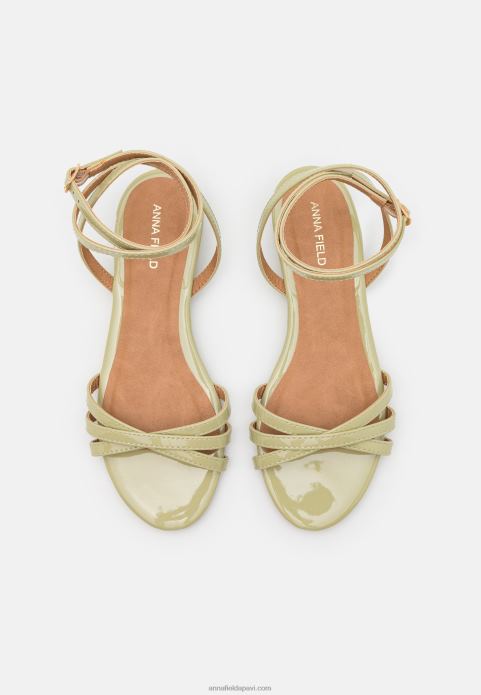 sievietes sandales zaļas 2LHT1368 Anna Field