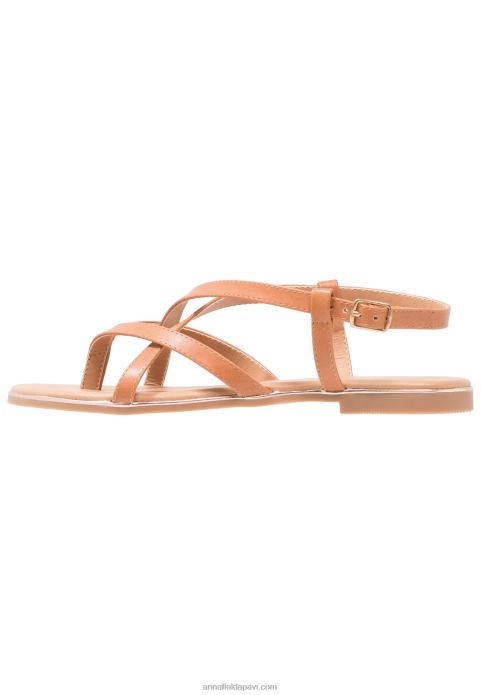 sievietes t-bar sandales konjaks 2LHT1508 Anna Field
