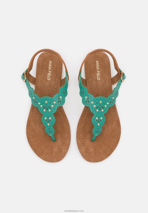 sievietes t-bar sandales tirkīza 2LHT1502 Anna Field