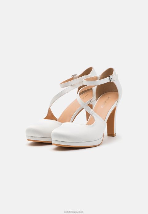 sievietes augsti papēži balti 2LHT1770 Anna Field