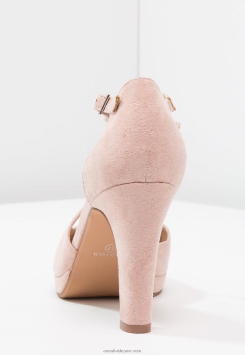 sievietes augsti papēži roze 2LHT1764 Anna Field