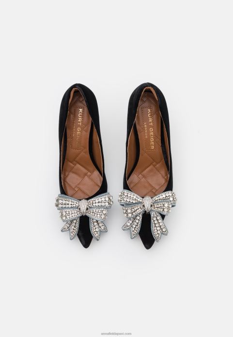 sievietes belgravia bow klasiskie papēži melni 2LHT1761 Anna Field