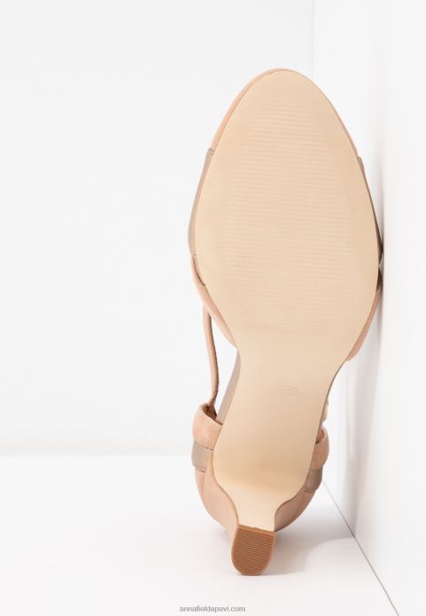 sievietes ādas augstpapēžu kurpes augstpapēžu kurpes gaiši rozā 2LHT1778 Anna Field