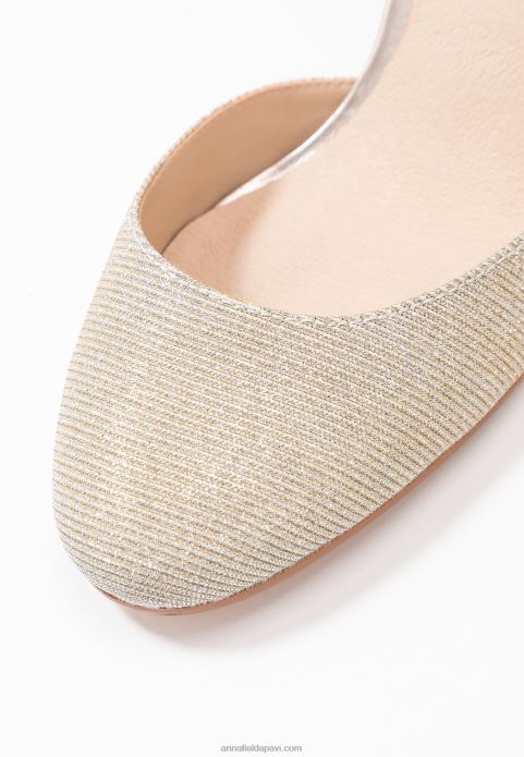 sievietes ādas klasiskie papēži šampanietis 2LHT1599 Anna Field