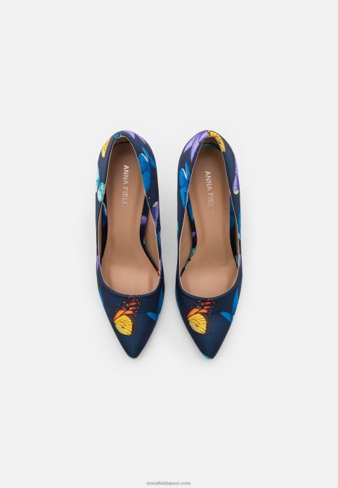 sievietes klasiski tumši zili papēži 2LHT1592 Anna Field