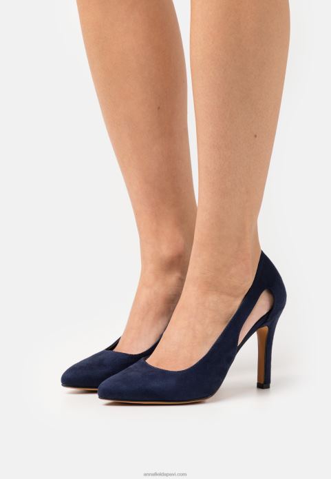 sievietes klasiski tumši zili papēži 2LHT1595 Anna Field