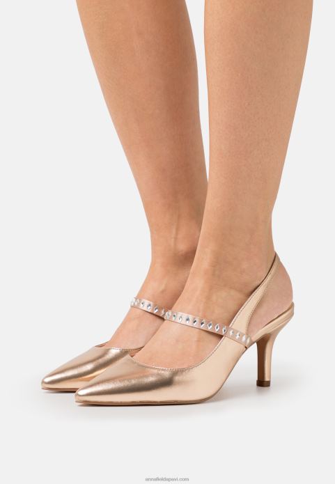 sievietes klasiski zelta papēži 2LHT1611 Anna Field