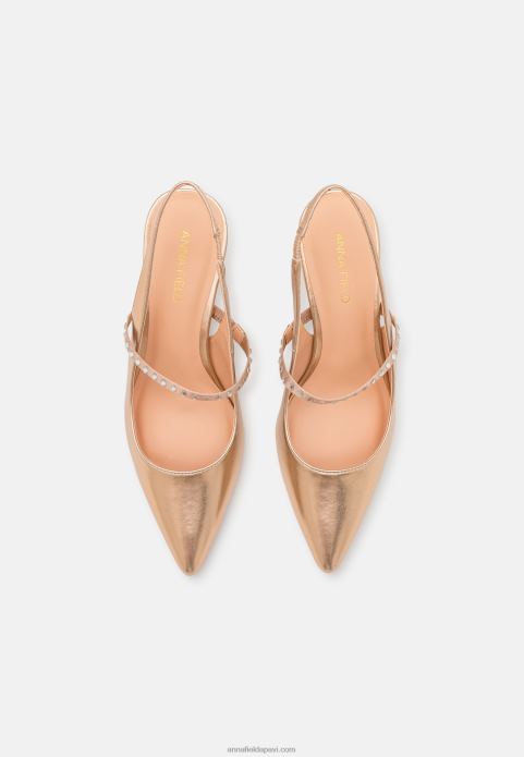 sievietes klasiski zelta papēži 2LHT1611 Anna Field